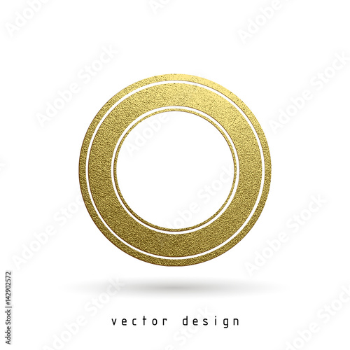 rubber stamp gold illustration