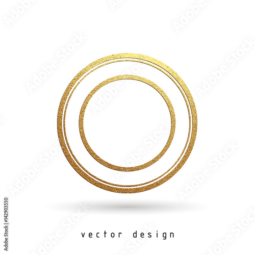 rubber stamp gold illustration
