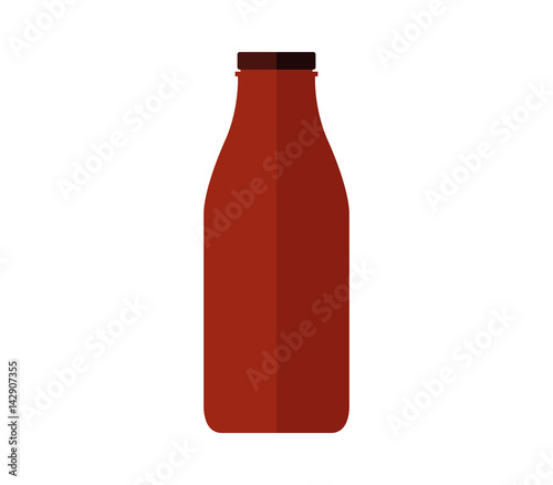 Icon bottle of tomato