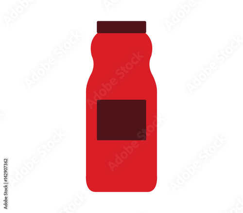 Icon bottle of tomato