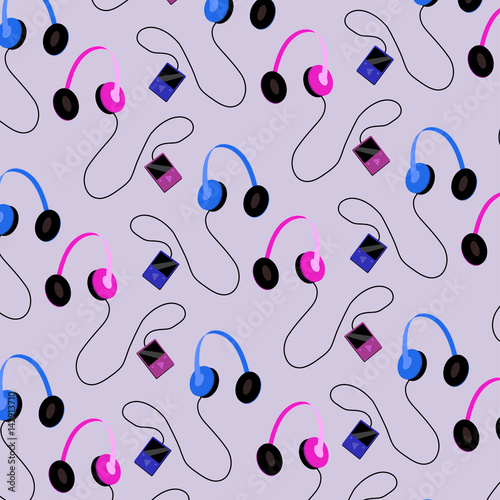 headphones pattern
