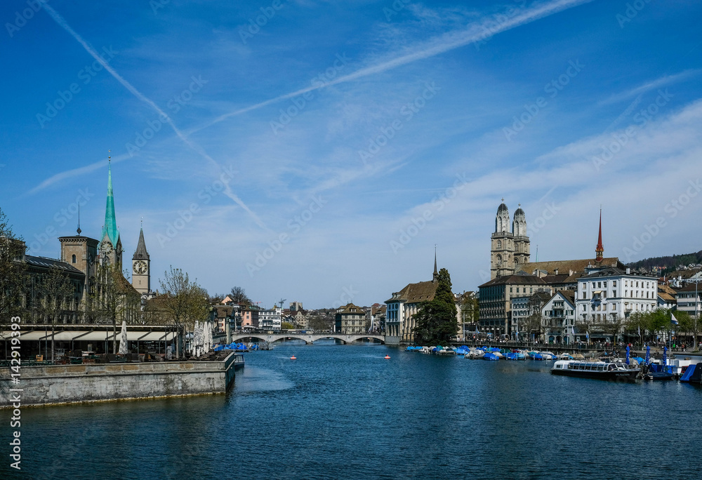 Stadt Zürich Panorama
