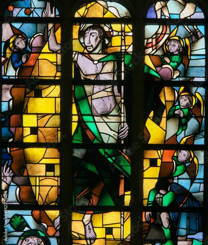 Stained Glass - Resurrection of Jesus Christ