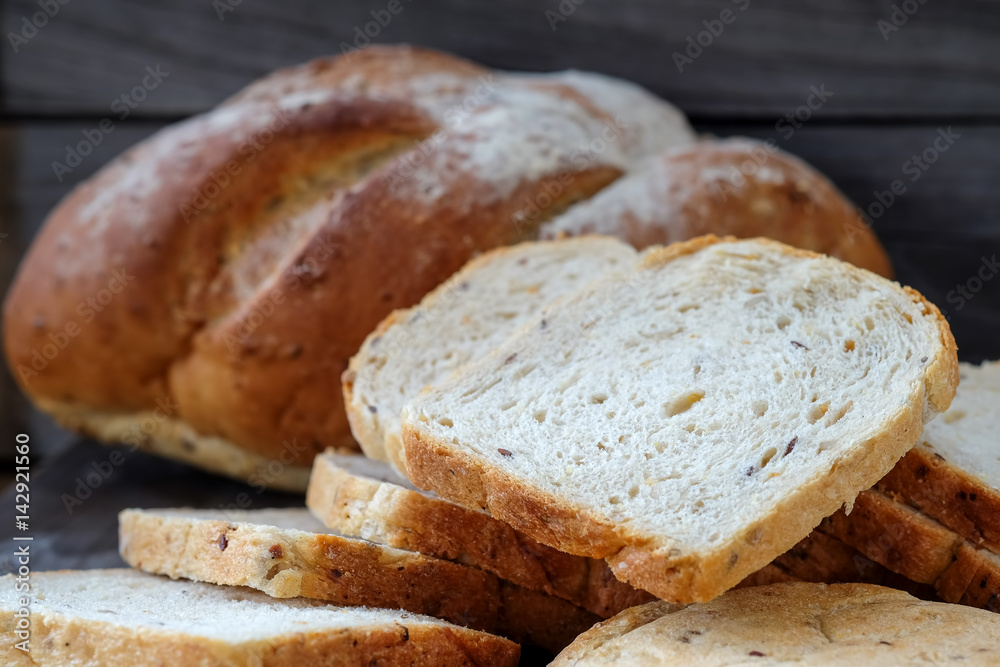 French bread slides.