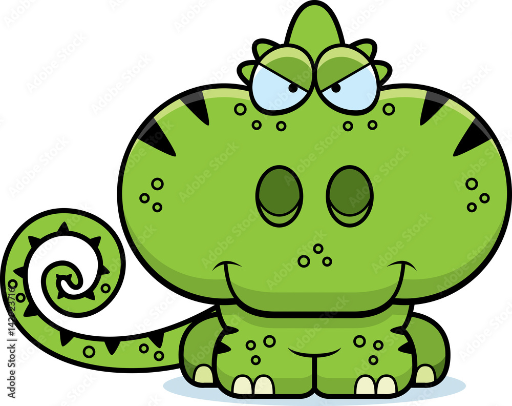 Cartoon Sly Chameleon Cartoon Sly Chameleon