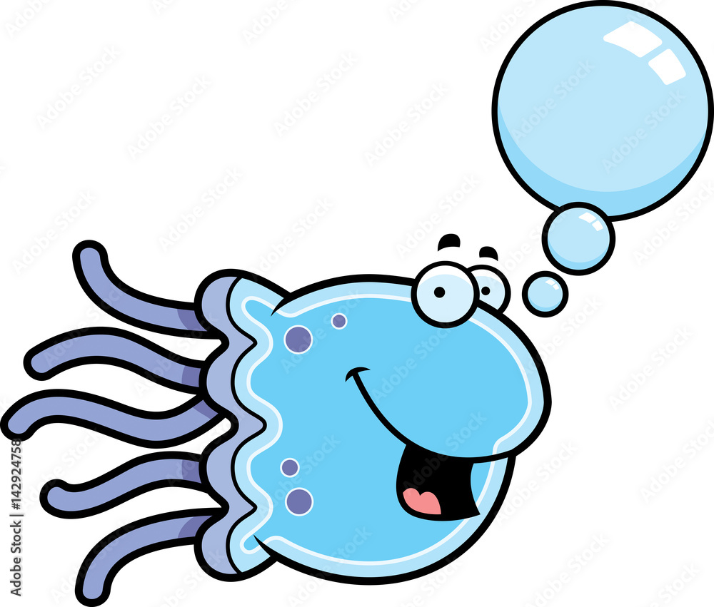 Talking Cartoon Jellyfish Talking Cartoon Jellyfish