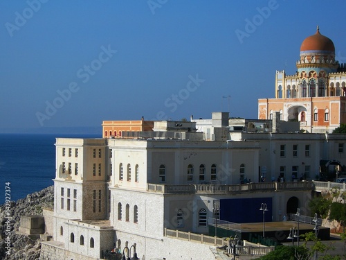 Italia, Salento: Palazzo delle terme di Santa Cesarea Terme in provincia di Lecce. photo