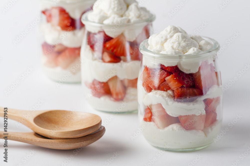Fresas con nata Fresas con nata