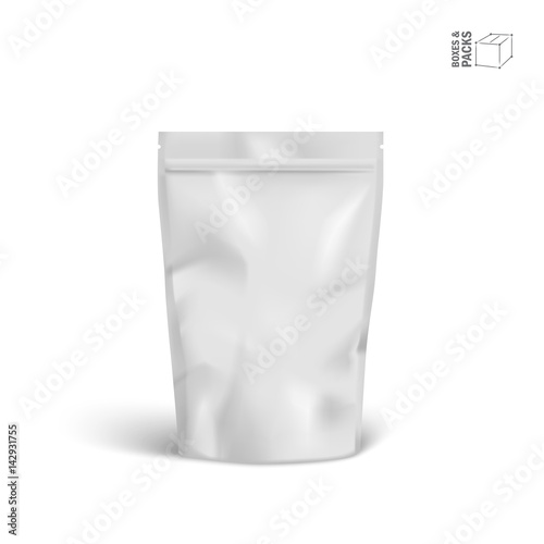 Vector Packaging Package Bag Isolated on White Background