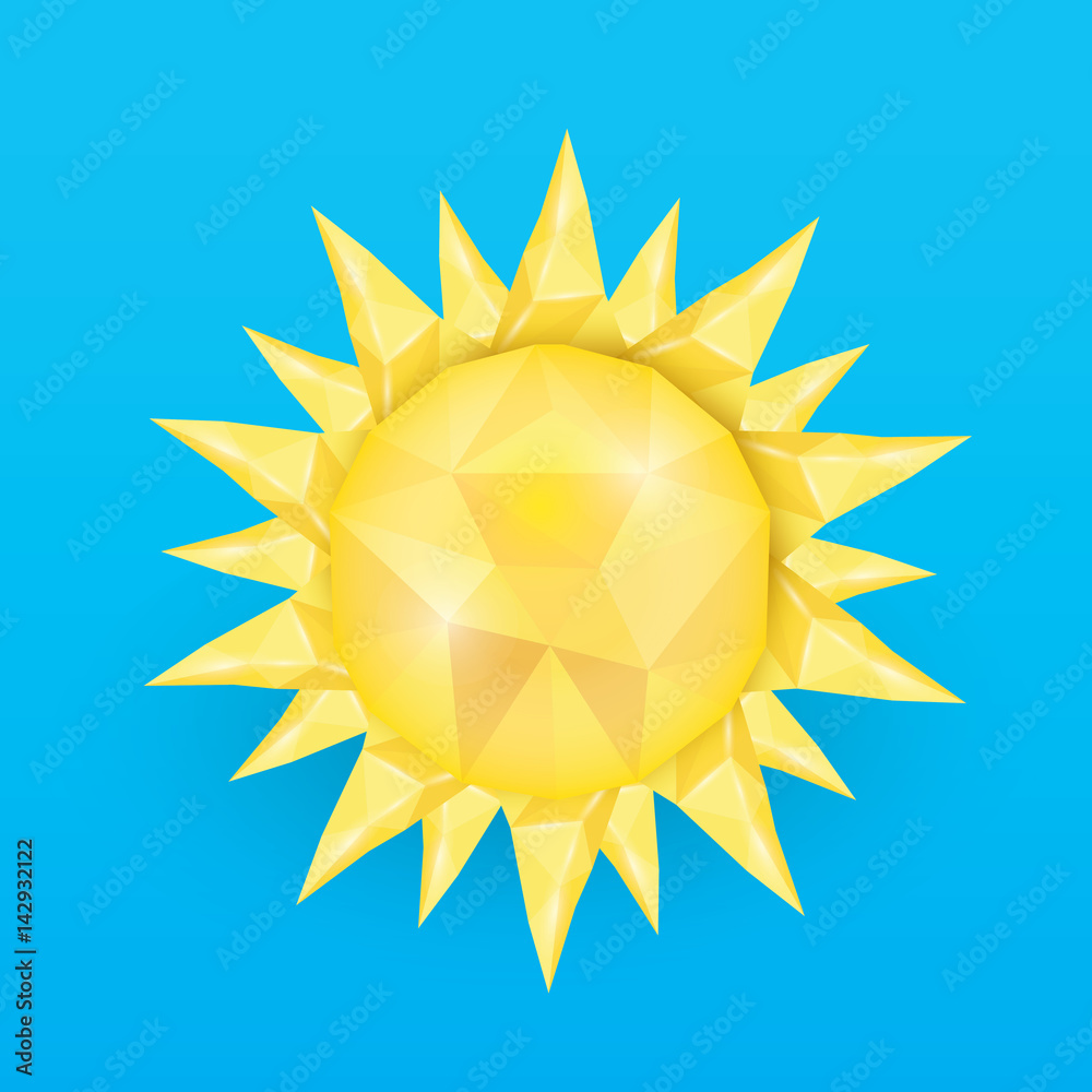 Sun icon . Vector illustration Sun icon . Vector illustration