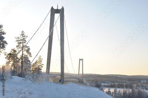 High-coast bridge Västerbotten