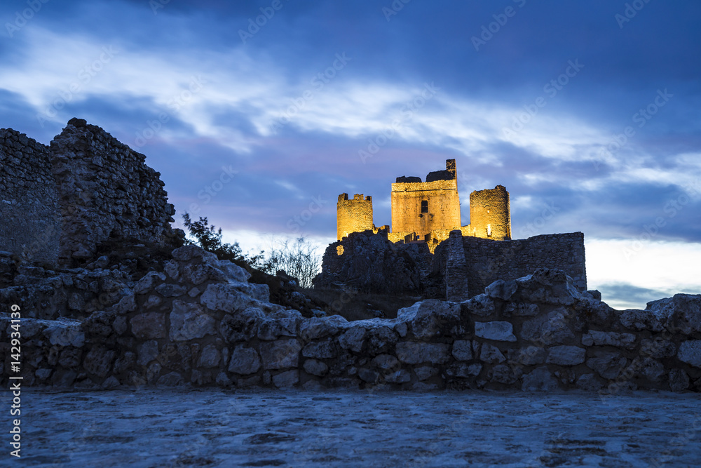 Obraz premium Castle Rocca Calascio, L'Aquila, Italy