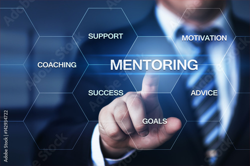 Mentoring Business Motivation Coaching  Success Career concept photo