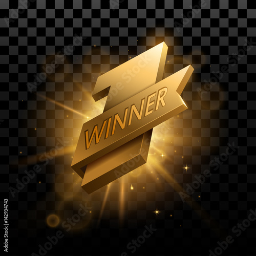 Gold winner embleme