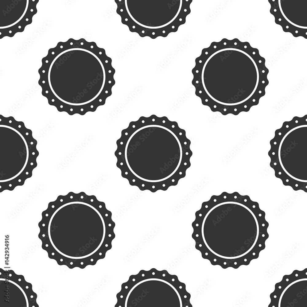 Quality emblem icon seamless pattern on white background. Vector Illustration Quality emblem icon seamless pattern on white background. Vector Illustration