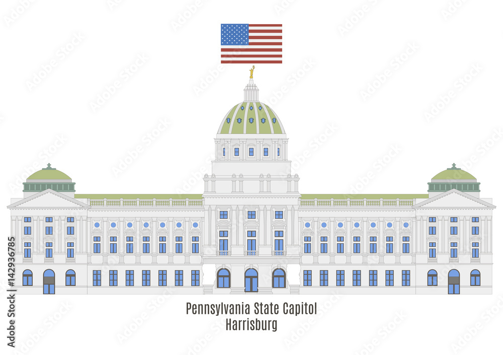  Pennsylvania State Capitol in Harrisburg