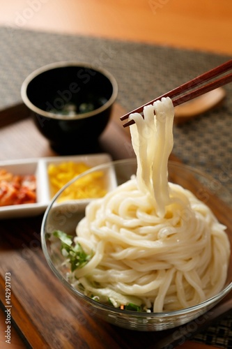 Jaru Udon.  Japanese style noodles. 자루우동