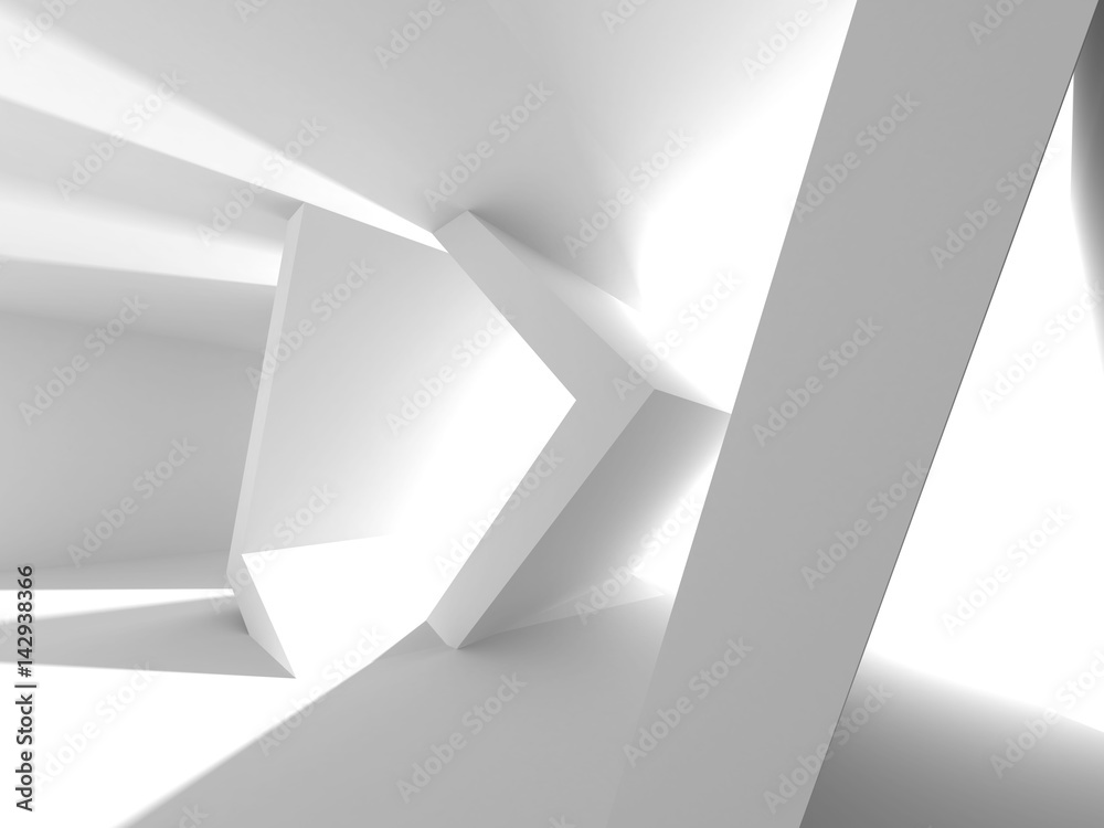 Abstract Modern White Architecture Background Abstract Modern White Architecture Background