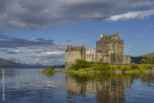 Eilean Donan castle with reflections