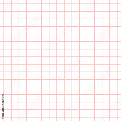 Seamless pink squared background. Vector illustration.