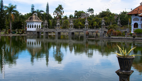 Brücker über den See, Water Palace Bali