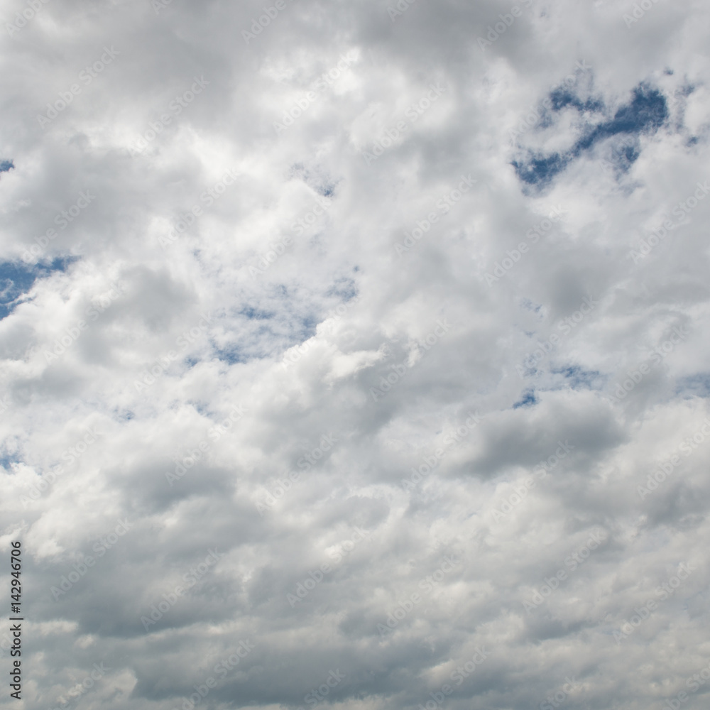 White clouds in the blue sky. White clouds in the blue sky.