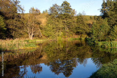 Rzeka Rospuda, oklolice Raczek, podlasie.