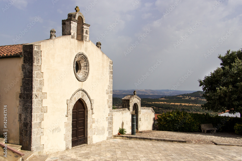 church of San Antonio in Monteleone  Rocca Doria, Sardinia, Italy