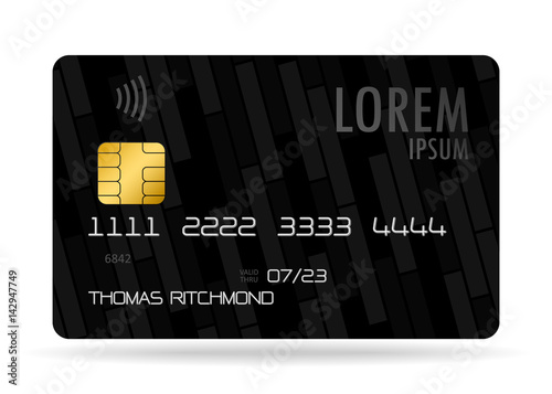 vector credit card corporate identity