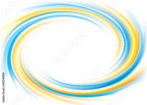 Vector background. Mix of national Ukrainian colors: yellow and blue
