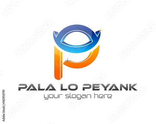 business company logo | art | the letter P