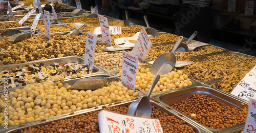 Nuts at local Dutch market