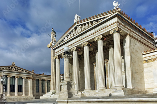 Amazing Panorama of Academy of Athens, Attica, Greece