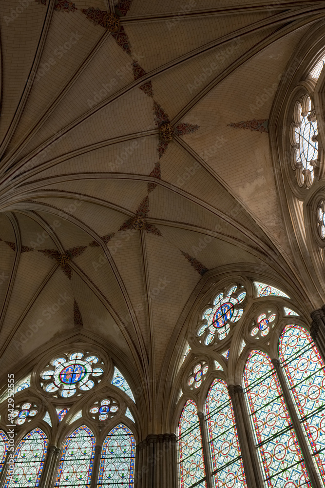 Interior View of Salisbury Cathedral