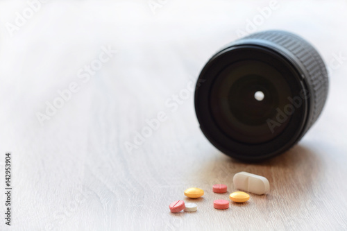 Pills and lens