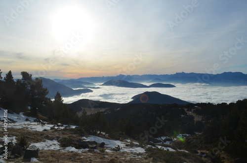 Mer de Nuages    CHAMROUSSE  BELLEDONNE  ALPES  France