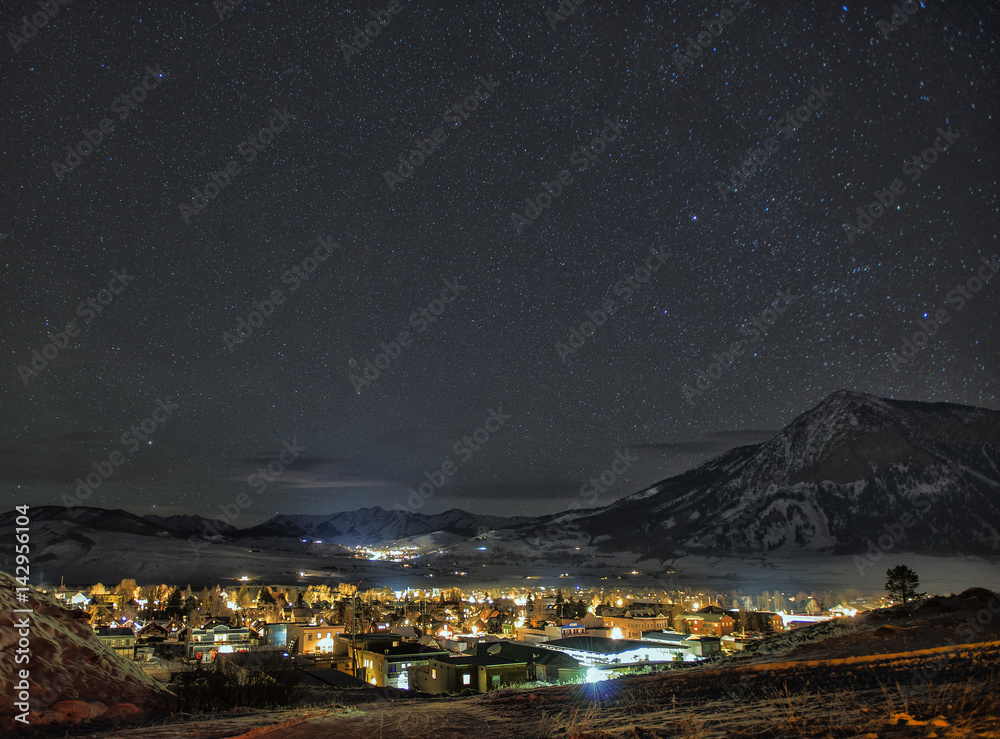 Nighttime Crested Butte