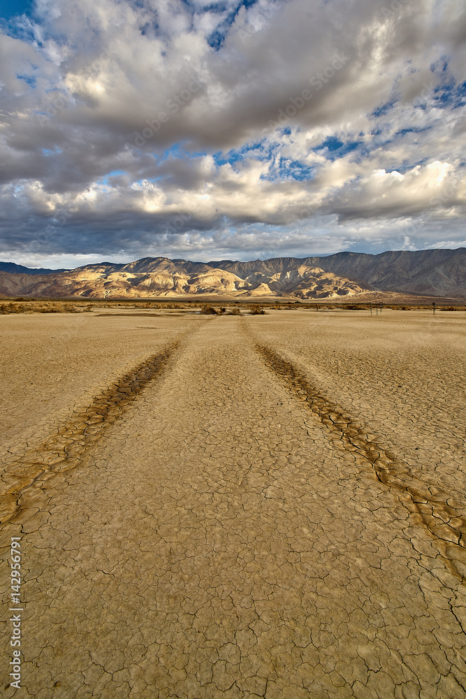 Desert Clark Dry Lakebed at sunrise in Anza Borrego Desert Clark Dry Lakebed at sunrise in Anza Borrego