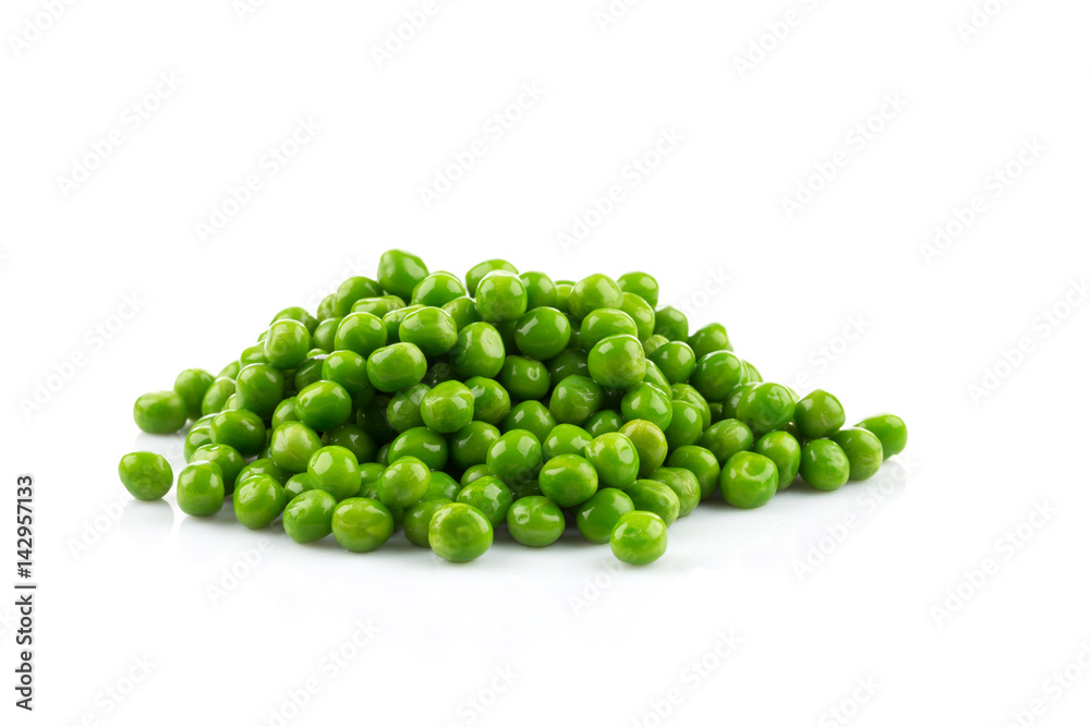 Pile of green wet pea Pile of green wet pea