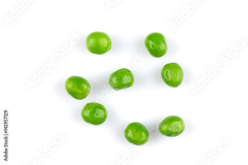 Pile of green wet pea © romantsubin