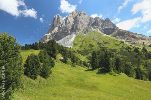 Dolomites, view of the Alpine landscape, Italy