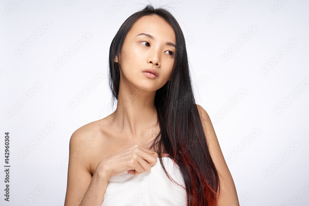 woman in a towel woman in a towel
