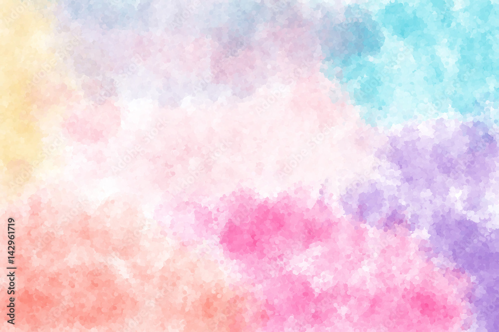 Bright watercolor background. Vector illustration in modern color