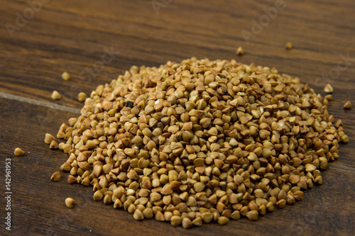 raw buckwheat grain brown healthy food for sport tasty diet