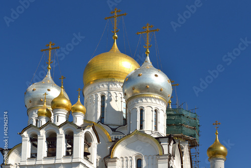 Conception Convent or Zachatyevsky Monastery. Cathedral of Nativity of Theotokos.  Moscow, Russia photo