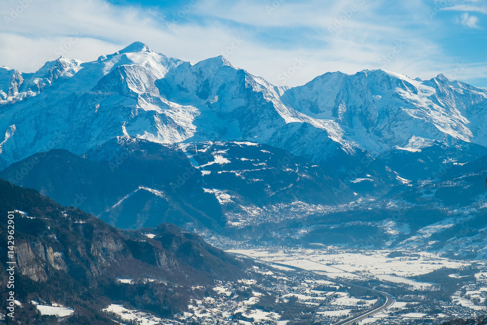 Obraz premium Mont Blanc valley