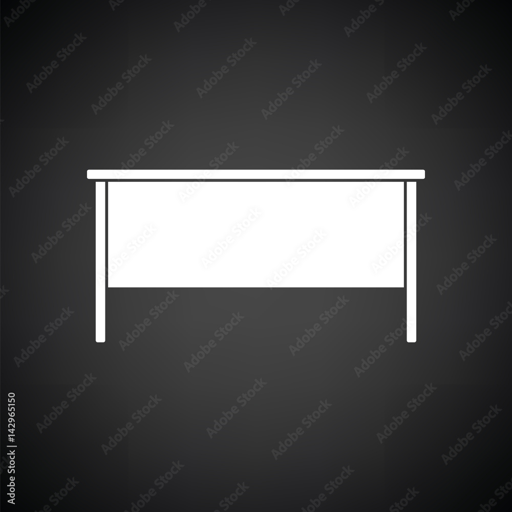 Obraz premium Office table icon