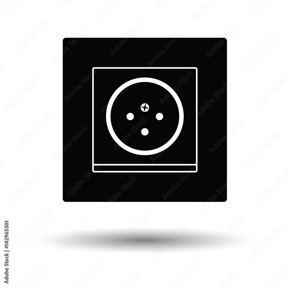 South Africa electrical socket icon South Africa electrical socket icon