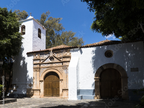 Church Nuestra Señora de Regla in the historic town Pájara Fuerteventura.