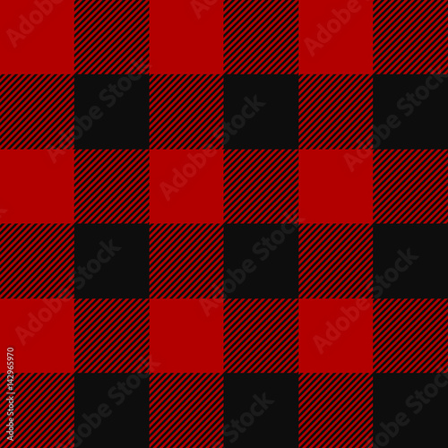 Lumberjack plaid pattern